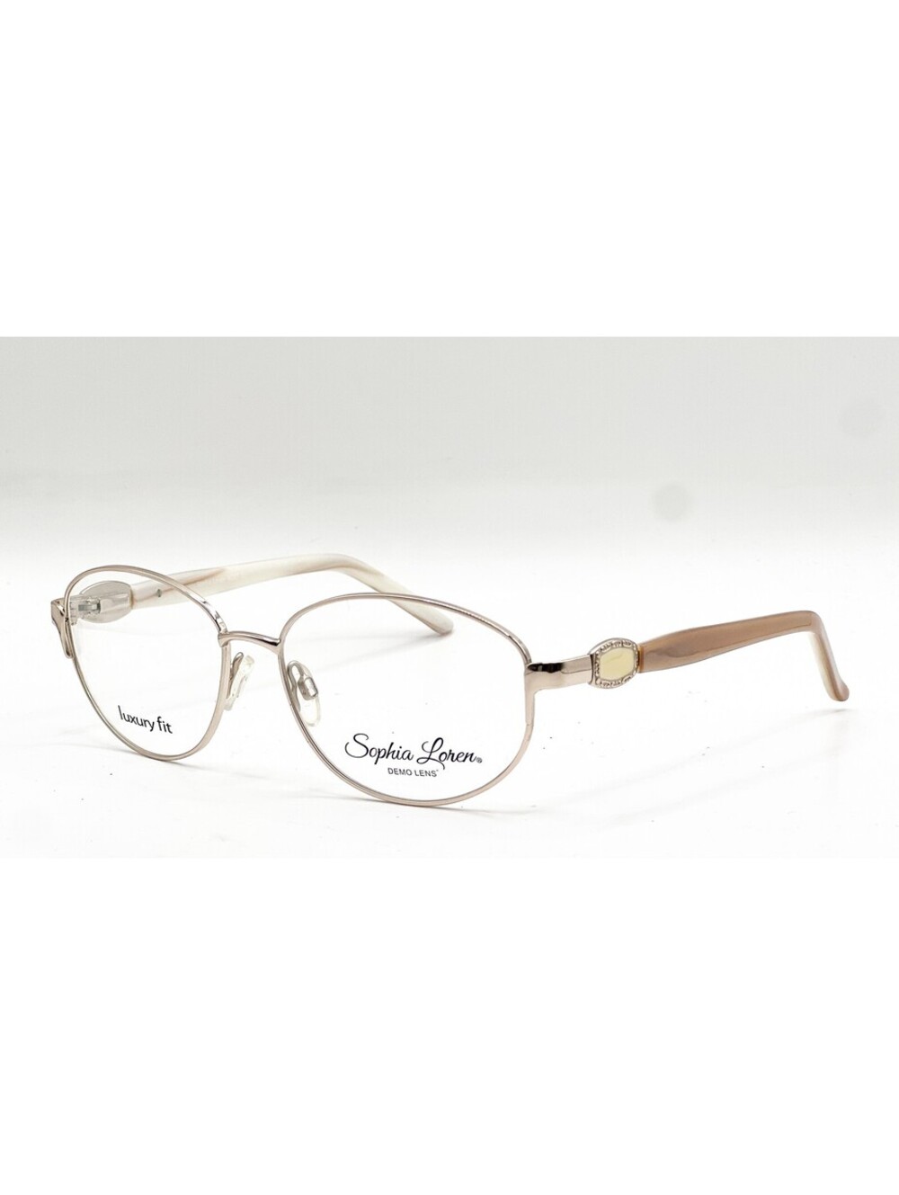 Sophia Loren Zyloware 057 Gold Authentic Eyeglasses 56-16-135